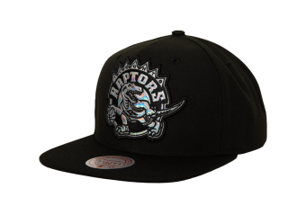 MITCHELL & NESS IRIDESCENT XL LOGO SNAPBACK HWC TORONTO RAPTORS