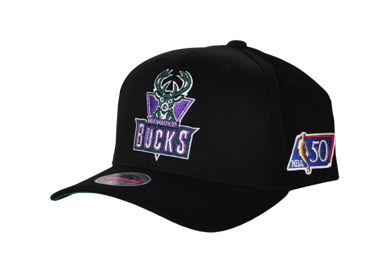 MITCHELL & NESS - 50TH ANNIVERSARY PATCH MILWAUKEE BUCKS