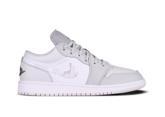 NIKE AIR JORDAN 1 RETRO LOW SE GS WHITE CAMO for 195.00 kicksmaniac