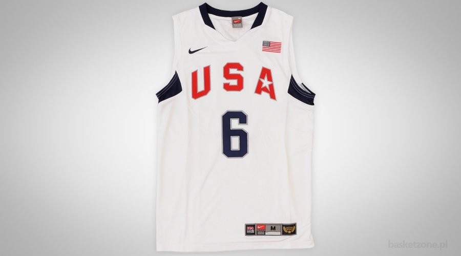 NIKE LEBRON USAB TWILL JERSEY JAMES